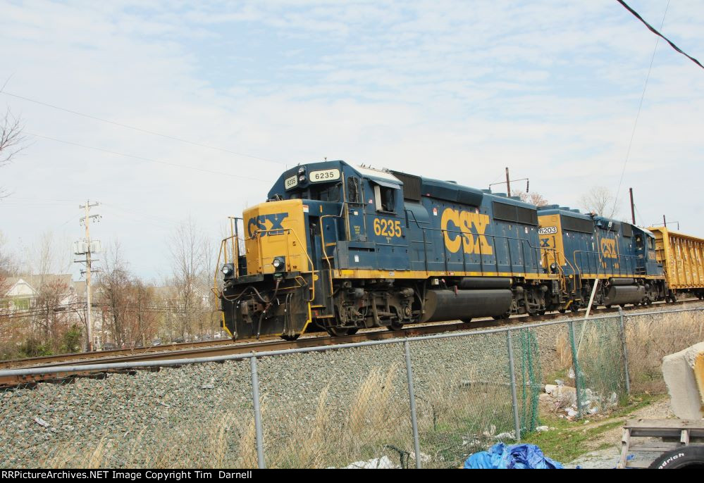 CSX 6235, 6203 on WPMO-25